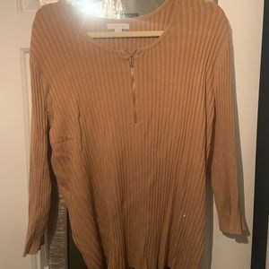 New York & Company Size XXL tan light sweater